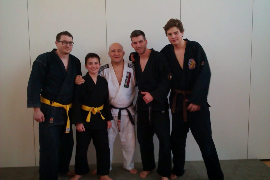 Das Team des BSC Wetzgau mit Referent Carlson Gracie Junior