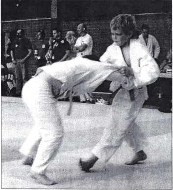 Teilnehmer des BSC Wetzgau bei der 1. Süddeutschen BJJ Einzelmeisterschaft 2005 in der Friedensschulturnhalle.